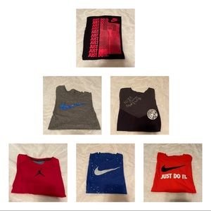 6 Boys Nike/Jordan T-Shirts